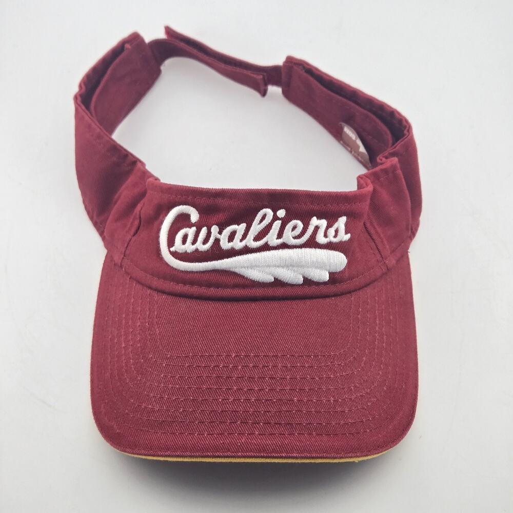 Cleveland Cavaliers NBA Adjustable Visor Hat Wine Maroon Gold Cavs.com